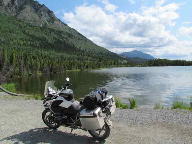 Alaska run, BC beautiful Alaska via motorbike