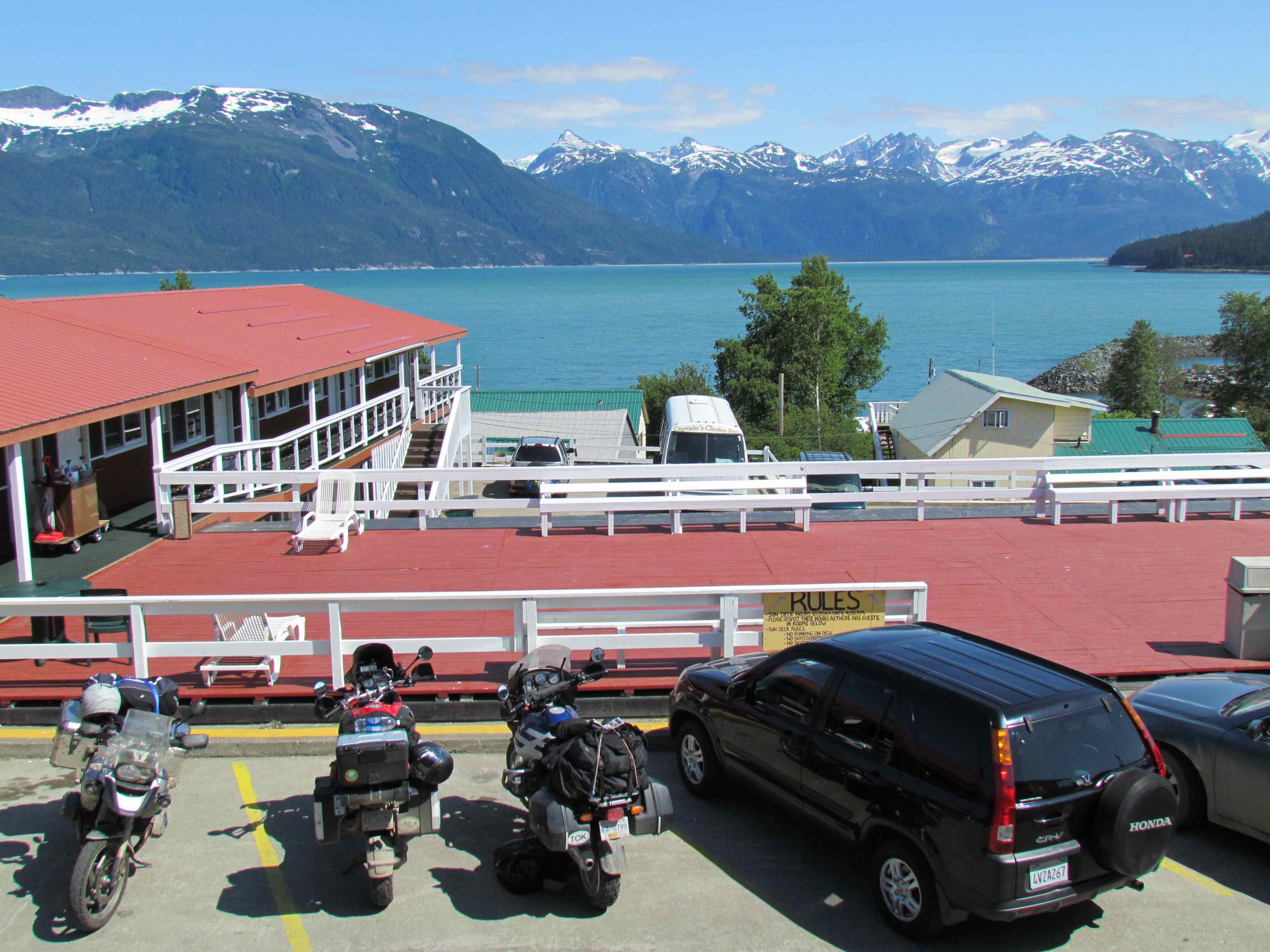 motel view haines Haines Alaska motor tour