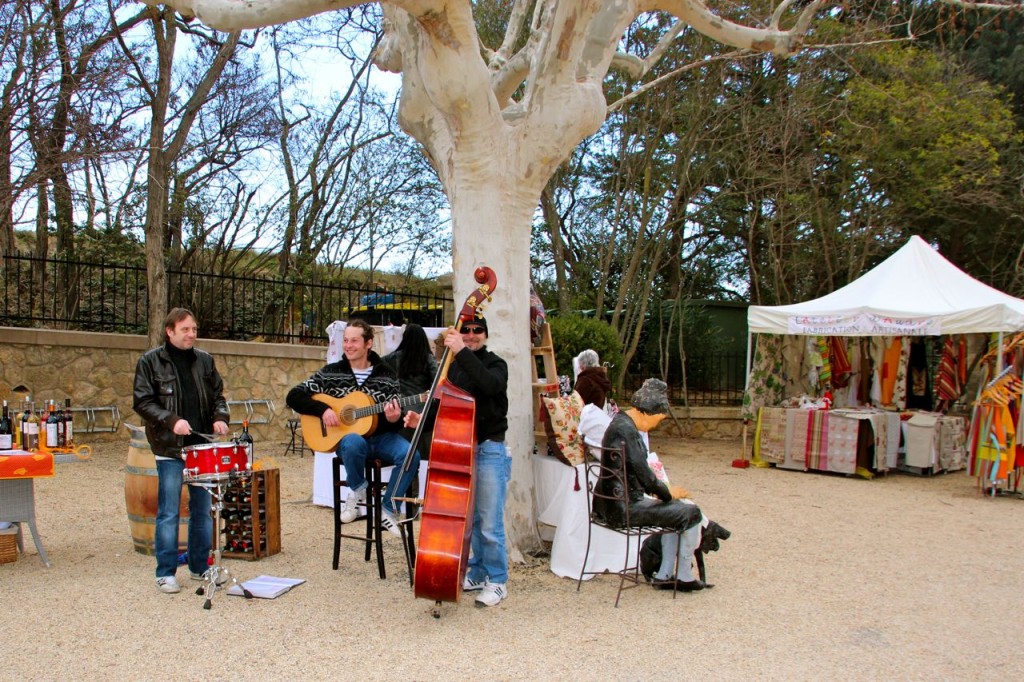 Music greeted us