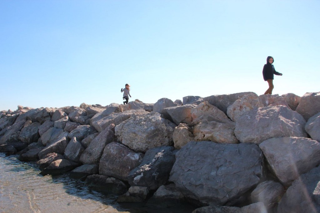 rock climbing