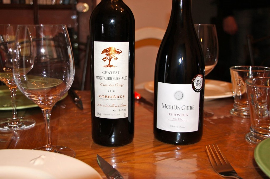 we tired two wines with dinner