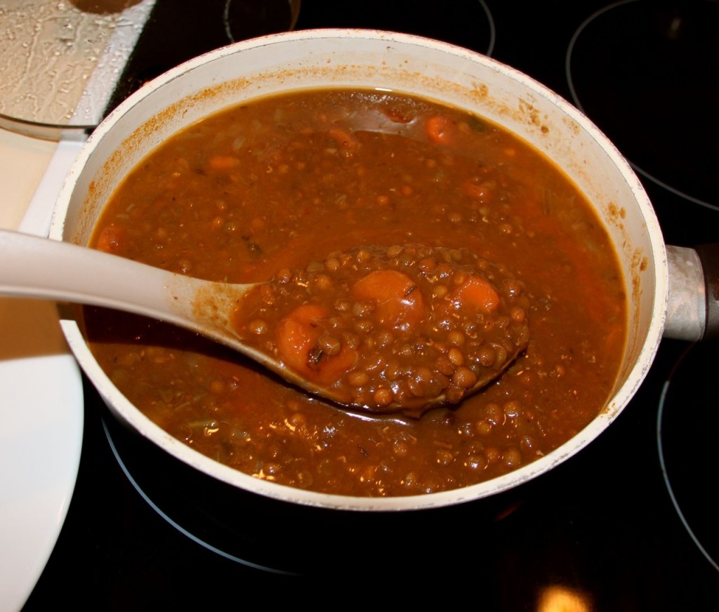 A delicious filling vegetarian meal, served with bread and cheese