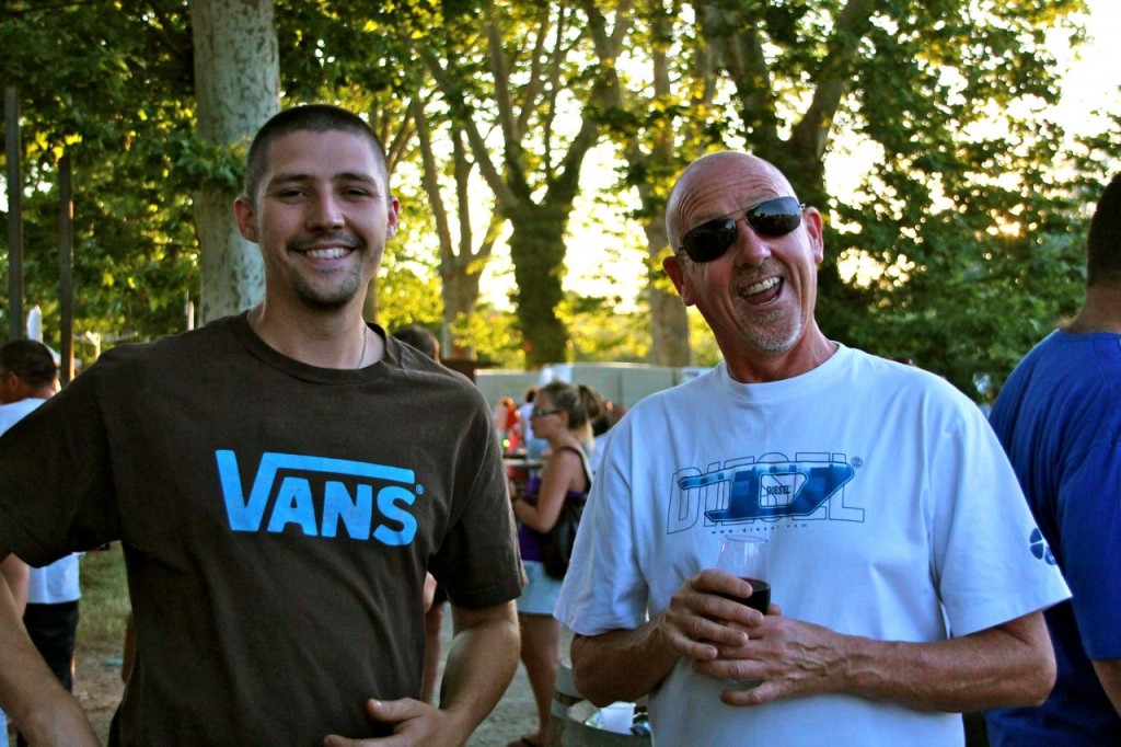 Our friends enjoying the fete