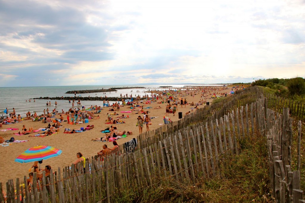 crowded compared to our Narbonne and Valras beaches