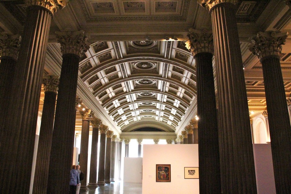 Walked through a museum 