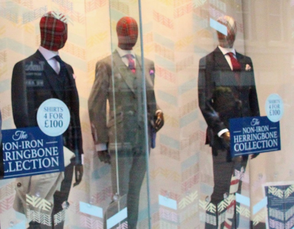 Tartanic mannequin heads