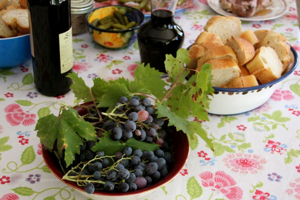 yummy grapes to eat from he harvest