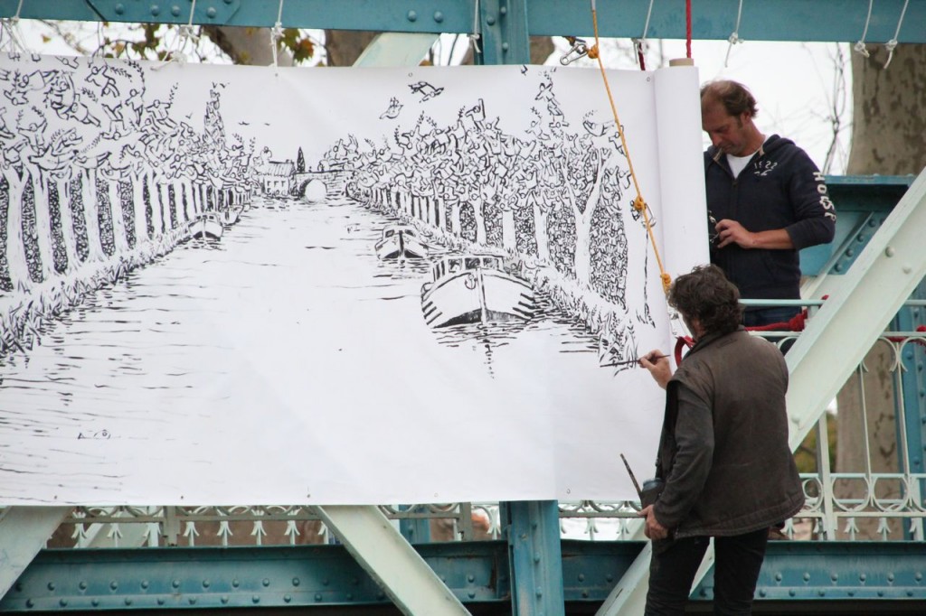These men work together to make a difference, Canal Du Midi