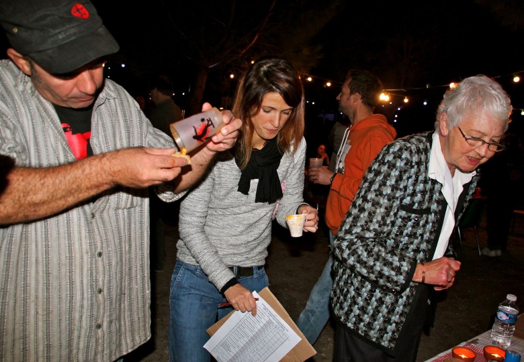 Locals tasted the soups and voted