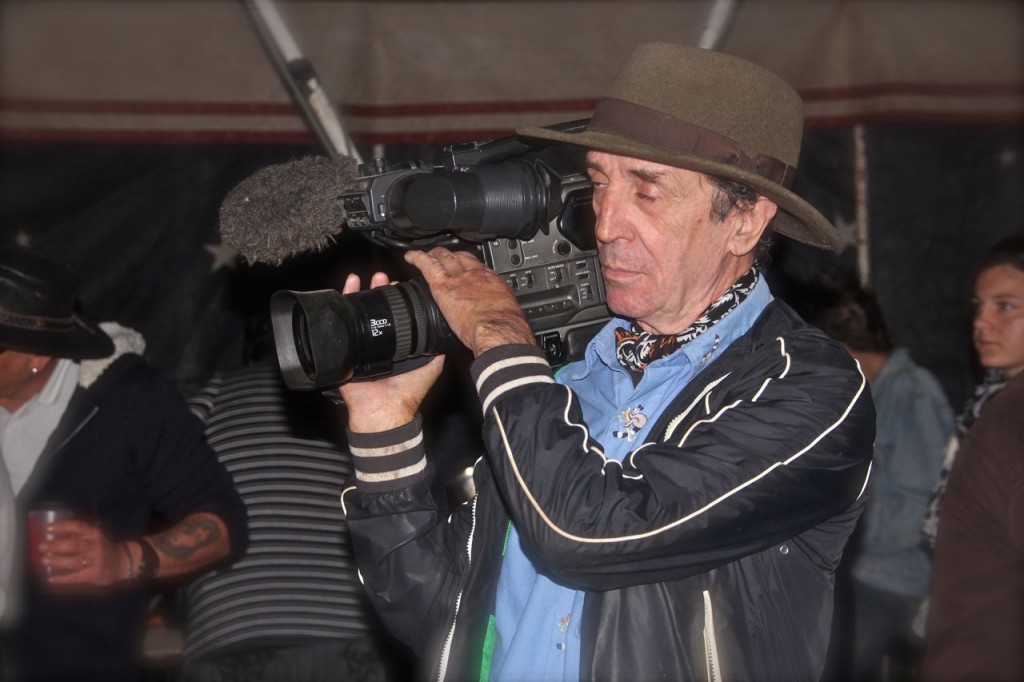 The camera man was often one step in front of me