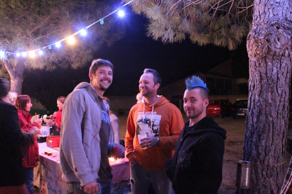 Before GOG went on stage, they ate soup