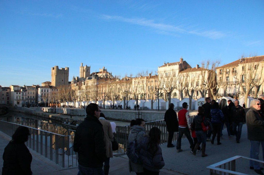 Canal de la Robine runs through Narbonne