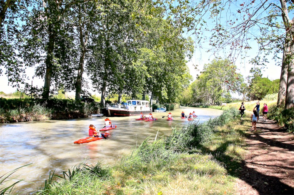 Canoeing on the Canal du Midi