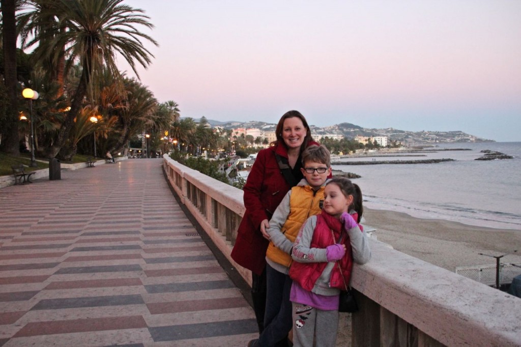 The Hmaori family visits Sanremo