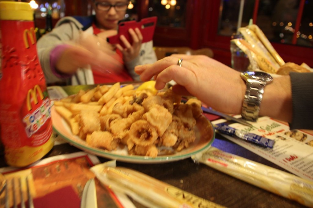 Italian seside calamari