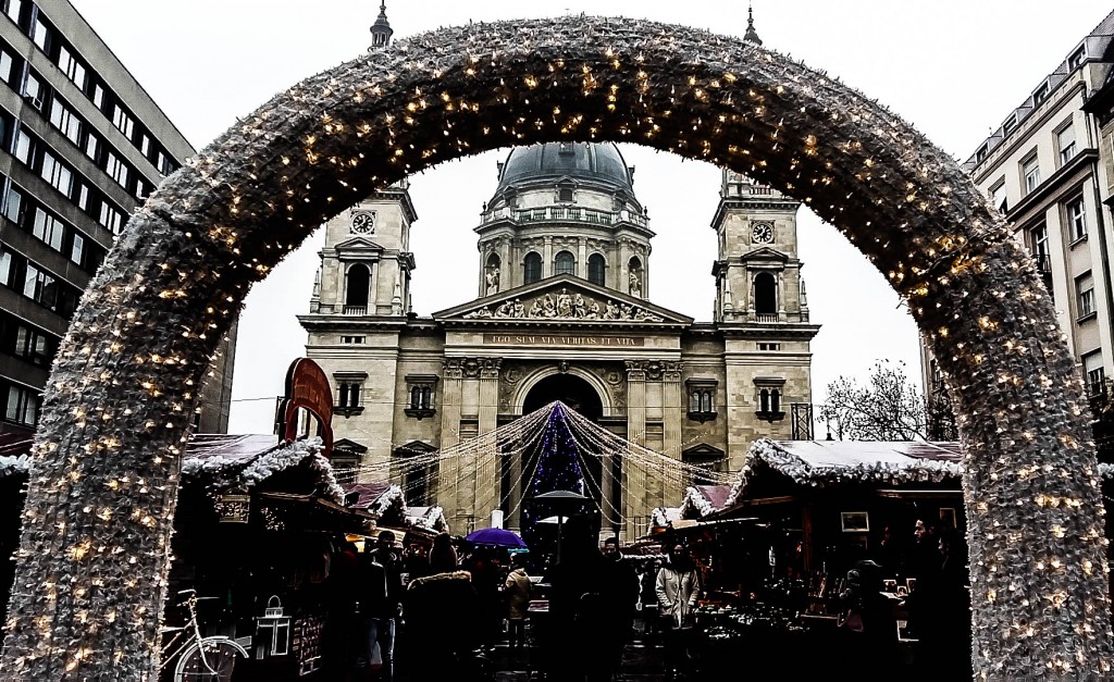 Views fromt eh top of St Stephen's Basilica