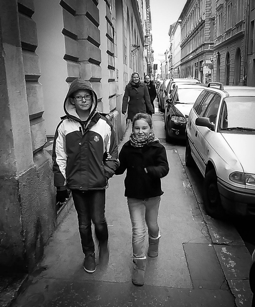 A rare moment, Budapest street