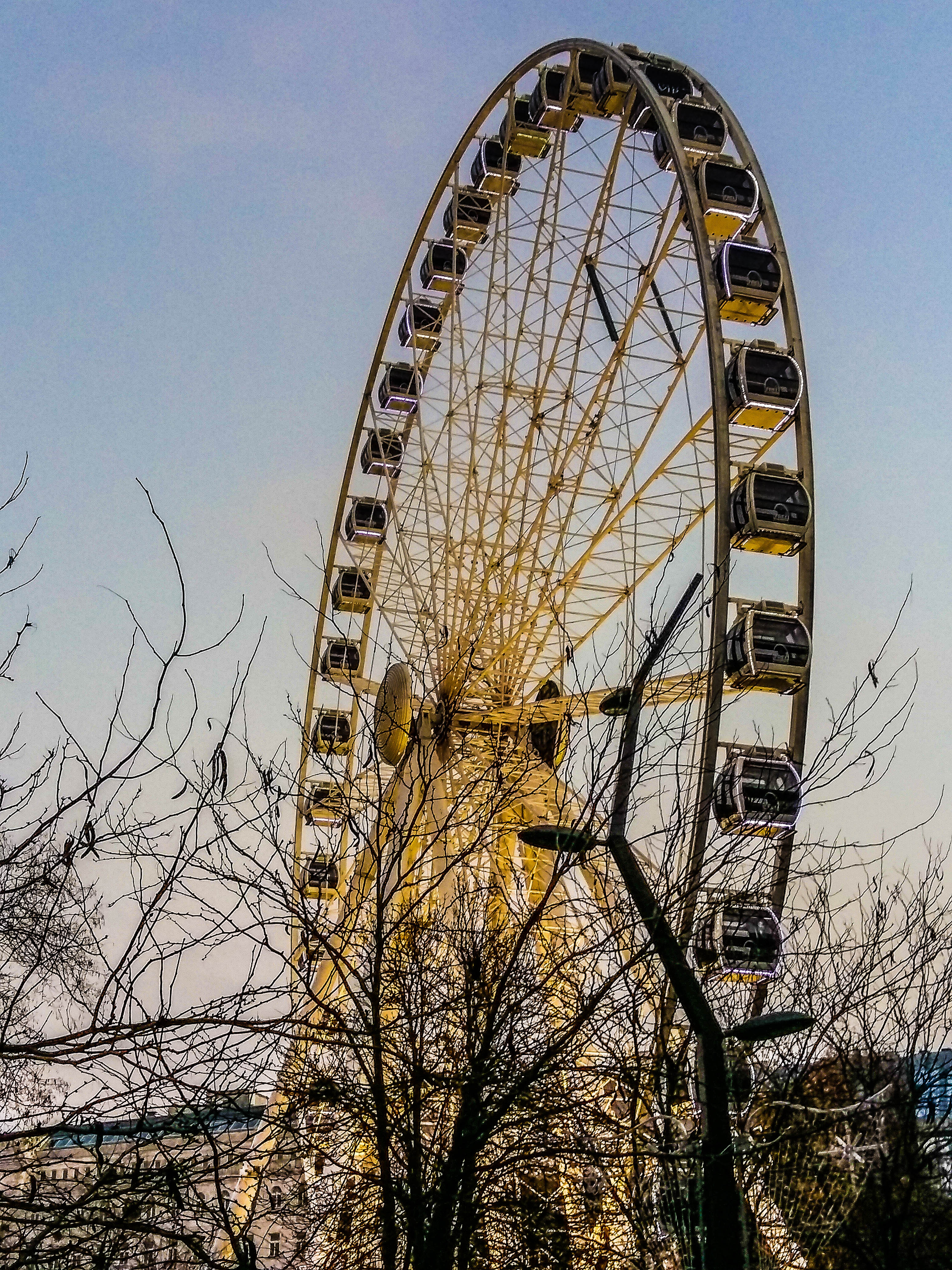 beautiful views from the Budapest eye