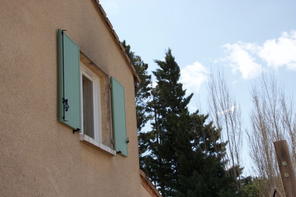 new shutters in southern france