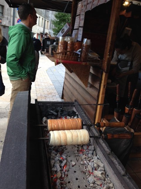 Kürtőskalács, Budapest street food