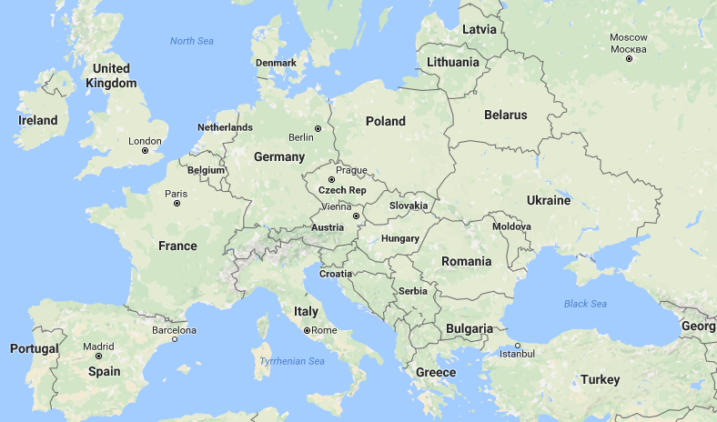 Hungary is central not eastern Europe