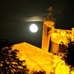 Just past full moon