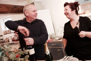 Marcel and Kate from Vine en Vacance talk shop