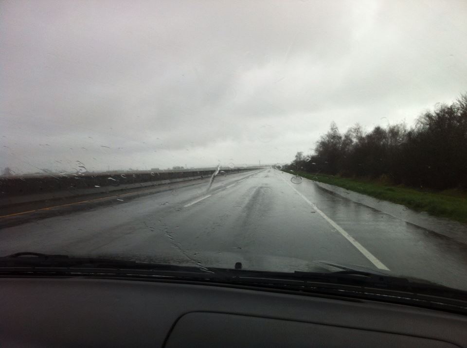 vancouver traffic and rain