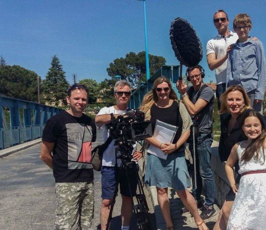 filming TV in southern France