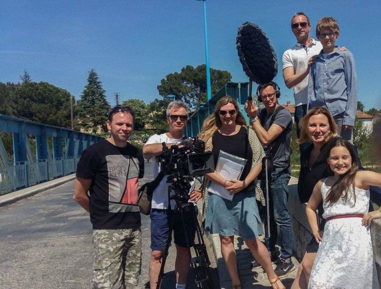 filming TV in southern France