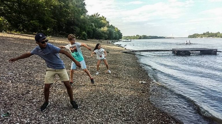 Roman Shore Danube River