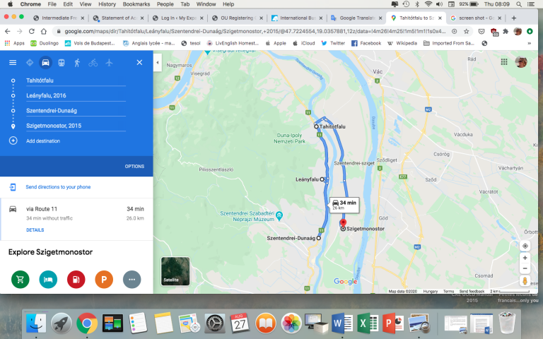 Spectacular cycling routes near Budapest; Szentendre and Szentendrei-sziget