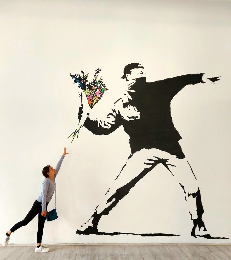 Powerful Banksy in Budapest,  isolation, and doing our best during COVID pandemic and the end of the world